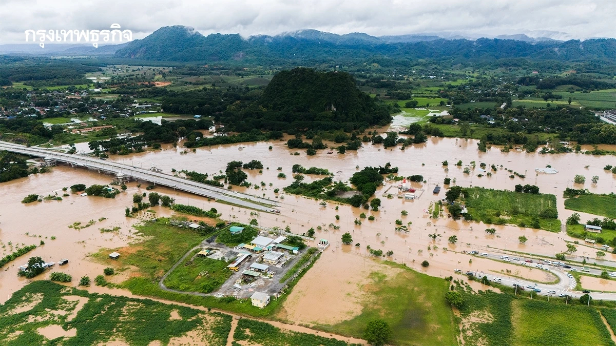 เตือน 16 จังหวัด ภาคใต้-ตะวันตก เฝ้าระวังน้ำท่วมฉับพลัน น้ำล้นตลิ่ง