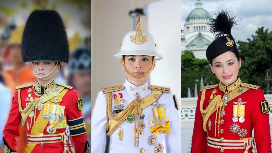 'พระราชินี - เจ้าฟ้าสิริวัณณวรีฯ' นำสวนสนาม เทิดไท้จอมราชา 72 พรรษามหามงคล