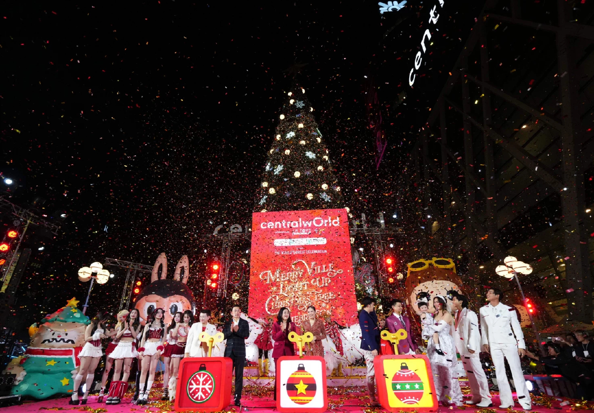 เปิดแล้ว 40 แลนมาร์คต้นคริสต์มาส ที่ศูนย์การค้าเซ็นทรัล ดึงคนไทยฉลองใหญ่