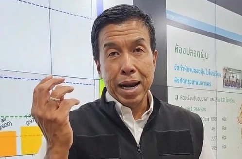 'ชัชชาติ' เกาะติดปมฝุ่น PM2.5 เผยการเผารอบนอกไม่แผ่ว สั่งปิด ร.ร. 352 แห่ง