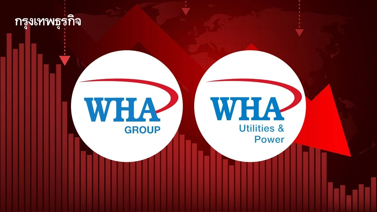 หุ้น WHA - WHAUP ร่วงแรง 14.35% หลังผลงานไตรมาส 4/67 ต่ำคาด ไม่ทำสถิติสูงสุดใหม่