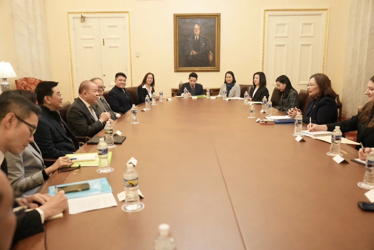 "พิชัย" ขอสหรัฐฯ หนุนไทยเป็นส่วนหนึ่งของห่วงโซ่อุปทานของอุตสาหกรรมสหรัฐ