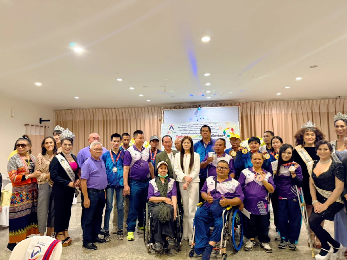 'มาดามหยก'เลี้ยงทัพนักกีฬาคนพิการ สร้างชื่อเสียงจ.เชียงใหม่