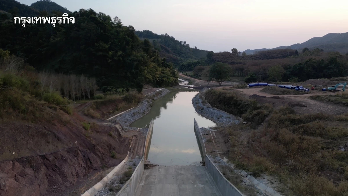 'อ่างเก็บน้ำห้วยรู อันเนื่องมาจากพระราชดำริ' แหล่งน้ำแห่งความหวังของชาว อ.ปง จ.พะเยา