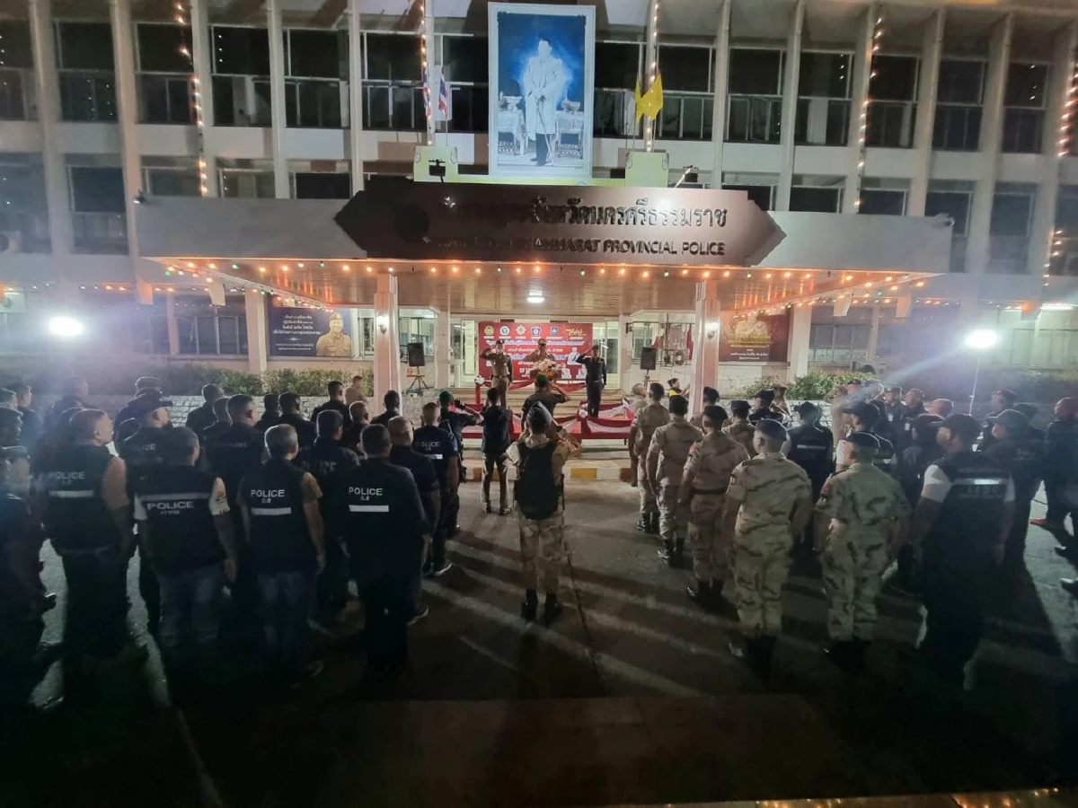 สนธิกำลัง 150 นาย ปิดล้อมตรวจค้น จับกุมยึดทรัพย์ แก๊งค้ายานครศรีธรรมราช