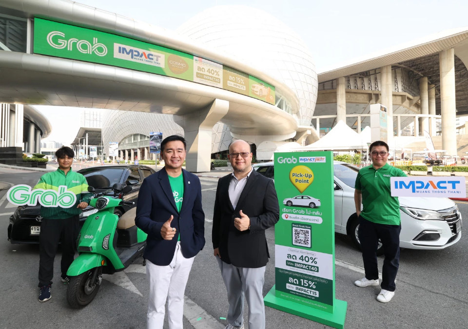 ‘อิมแพ็ค’ คนทะลัก 10 ล้านคนต่อปี แห่เรียกรถ ‘Grab’ โตพุ่ง 25%