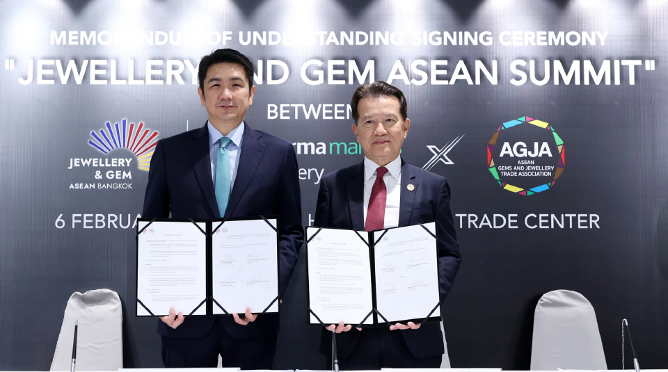อินฟอร์มา ผนึก AGJA ดันเครื่องประดับไทยและอาเซียนสู่ตลาดโลก
