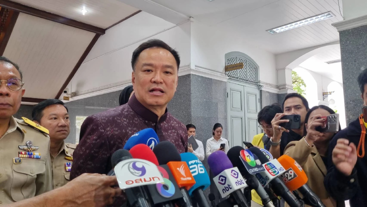 'อนุทิน' ลั่น คดีฮั้วสว.'บิ๊กเกรียง' เอาอยู่  ปัดเคลียร์ใจ ทักษิณ