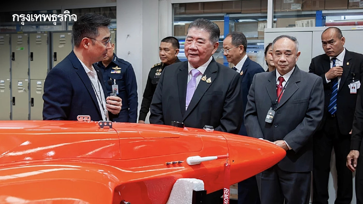 "ภูมิธรรม" เยี่ยมชม "อาร์ วี คอนเน็กซ์" ผู้ผลิตโดรนไทย พร้อมหนุนอุตฯป้องกันประเทศ