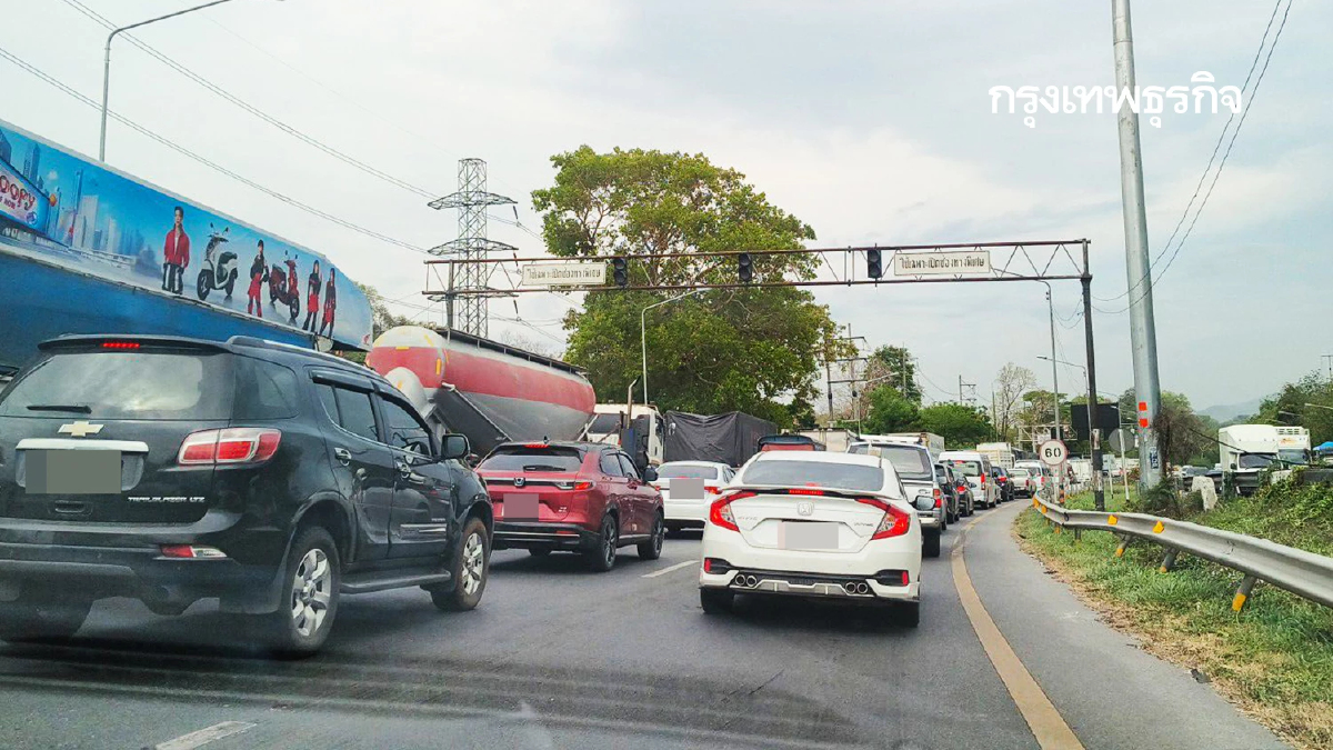 ด่วน ปิดถนน รถติดมาก ถนนมิตรภาพ ขาเข้า กทม. มวกเหล็ก สระบุรี ติดสะสม