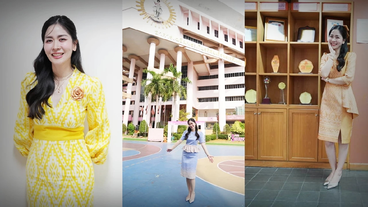 คนดัง! ผอ.พีช ศรประภา สิริภัทรวิช กับผ้าไทยใส่ให้สนุก แบบไหนยังไง