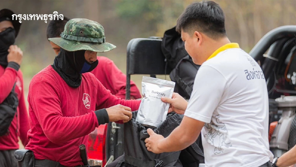 สิงห์อาสา หนุนภารกิจทัพเจ้าหน้าดับไฟป่า ที่จังหวัดลำปาง