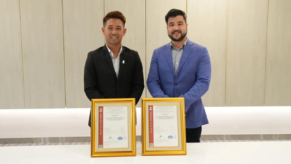 CHOW ตอกย้ำคุณภาพมาตรฐานสากล ผ่านการรับรอง ISO 9001 และ ISO 14001