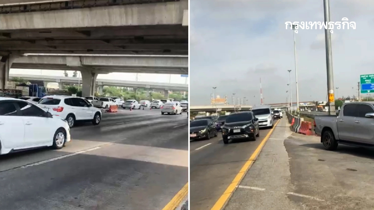 รายงานสด ถนนพหลโยธิน รถเต็มพื้นที่ แนะเส้นทางเลี่ยงบางปะอิน