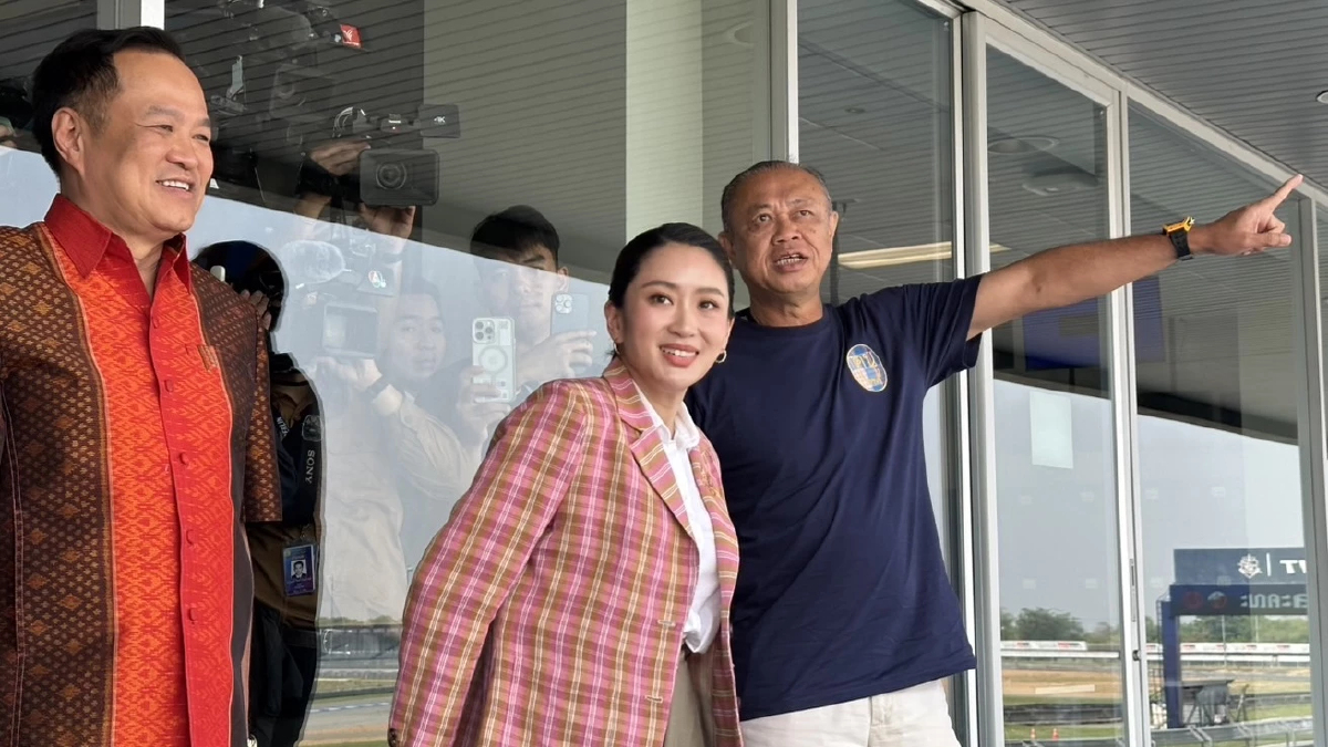 ‘เนวิน’ พา ‘นายกฯ’ ชมสนามแข่งMotoGP ร้องปัดโธ่ พท.-ภท.ไม่ทะเลาะกัน