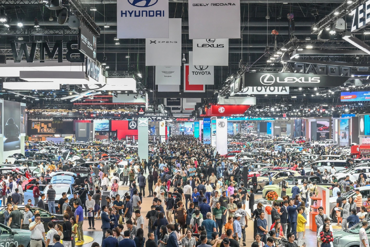 ยอดจองมอเตอร์โชว์ ครึ่งทางพุ่ง 29% โตโยต้ายังเหนียว นำที่ 1