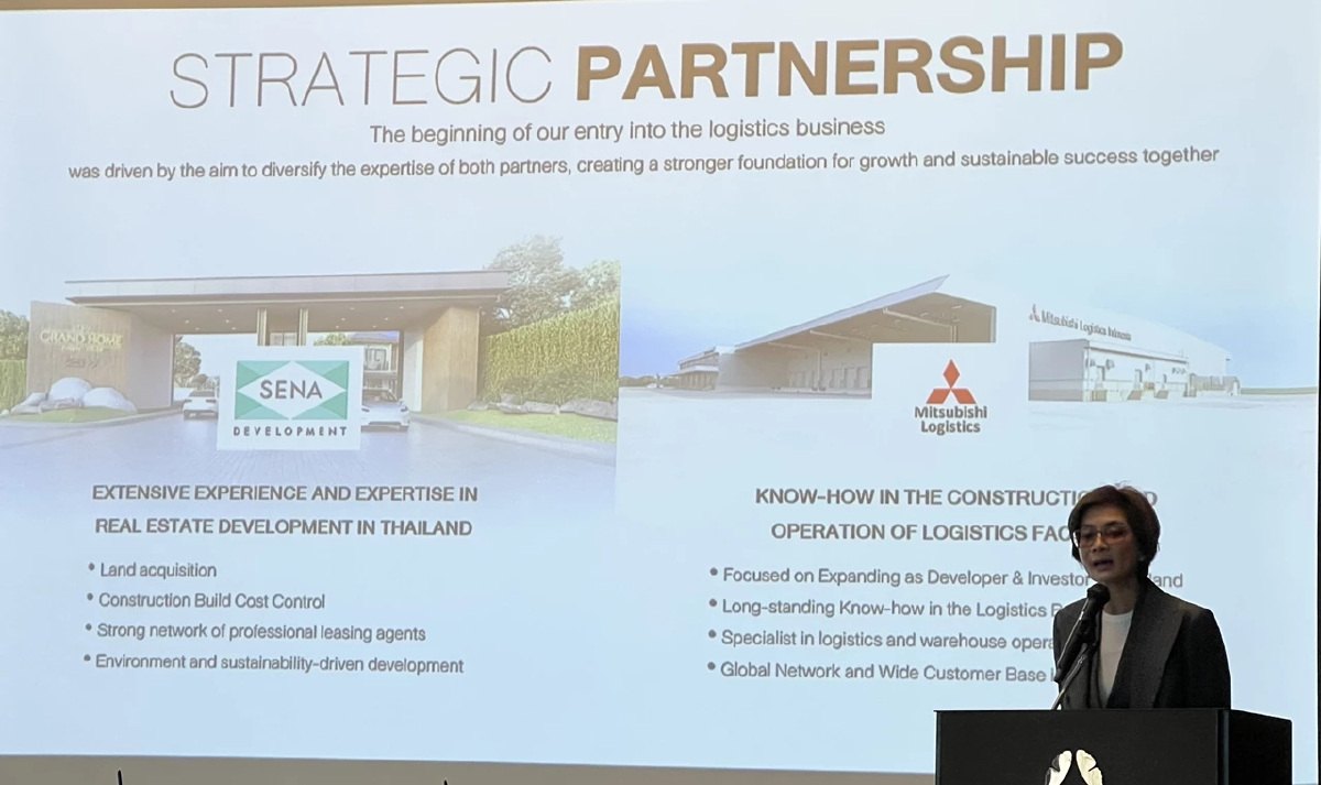 เสนา ผนึกมิตซูบิชิ โลจิสติคส์ ผุด“SENA MLC 1” คลังสินค้าบางนา กม.23