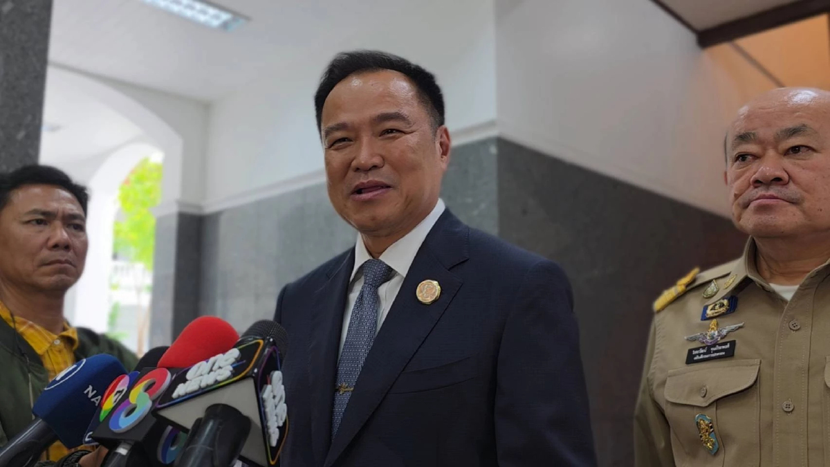 'อนุทิน​' มั่นใจ​ สภาฯถกร่างพ.ร.บ.งบฯ​ 69  ไม่สะดุด​  ย้ำ​ ภท.ไม่คว่ำ