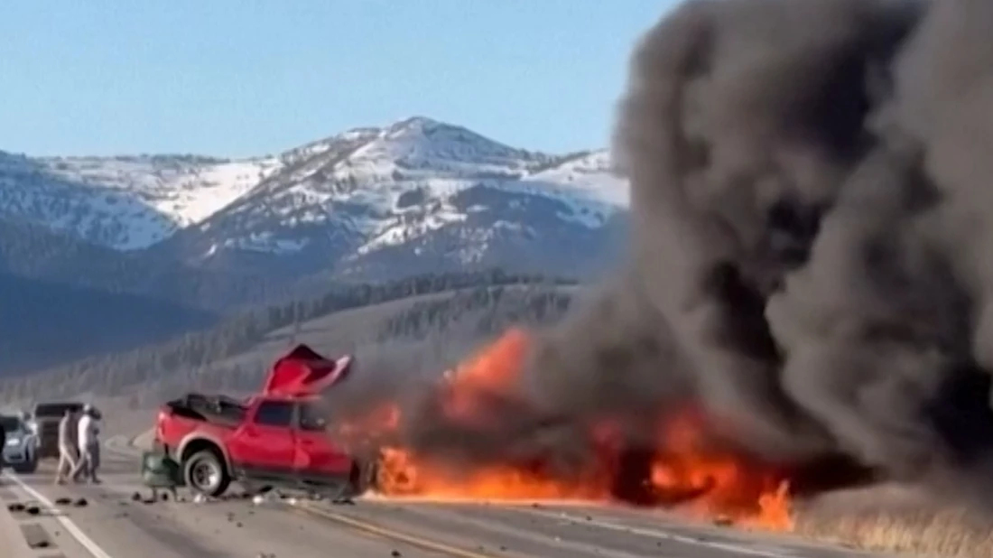 อุบัติเหตุใหญ่ ใกล้เยลโลว์สโตน ‘สหรัฐ’ คร่าชีวิต 7 นักท่องเที่ยว