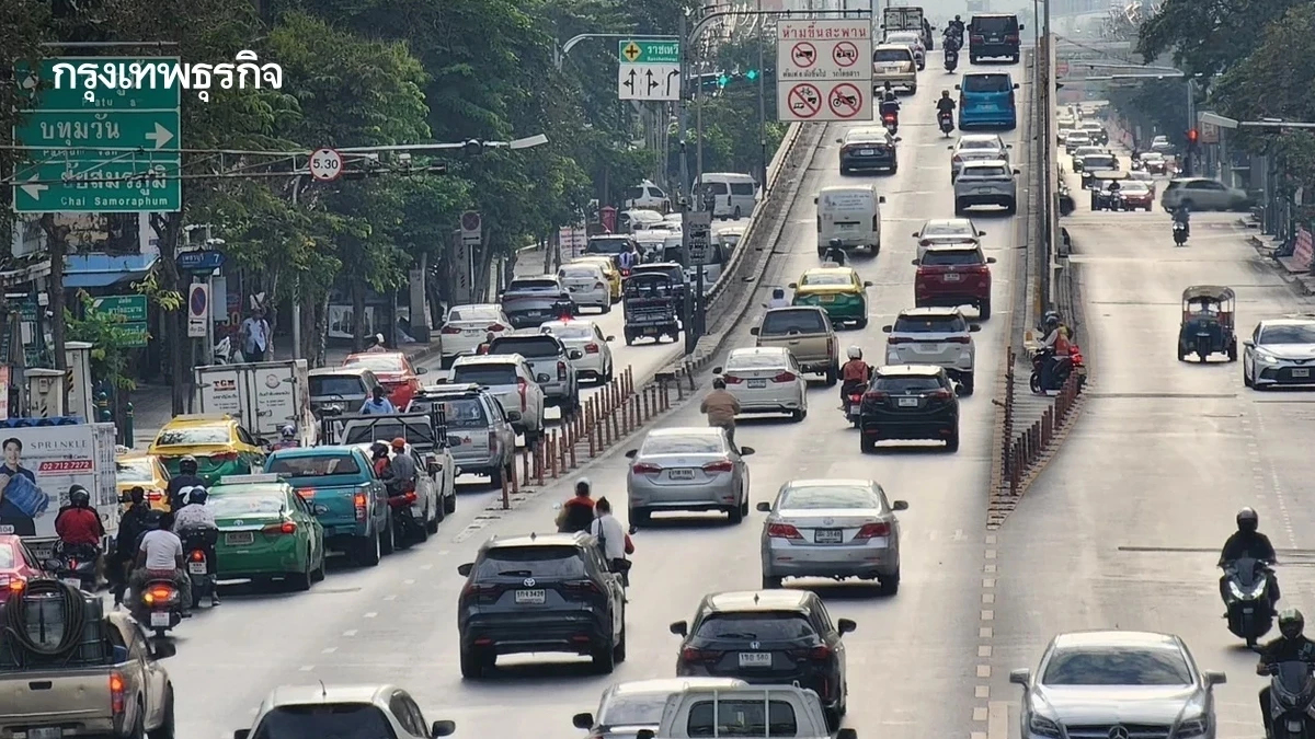 สนข. ปรับเส้นทางจราจร ดินแดง ราชประสงค์ ก่อสร้างรถไฟฟ้าสายสีส้ม