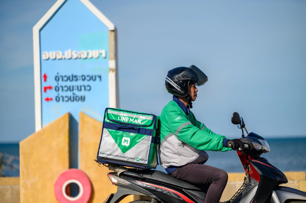 ‘LINE MAN’ เปิดบริการที่เมืองประจวบฯ หวังช่วยลดผลกระทบ 'foodpanda' ปิดตัว