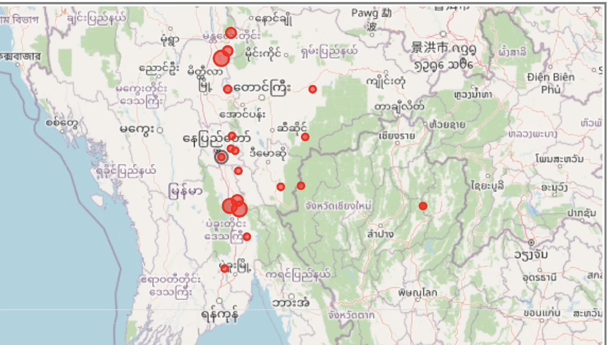 'แผ่นดินไหว' วันนี้ เช็กล่าสุด ไทย-เมียนมาเกิดเหตุกี่ครั้ง