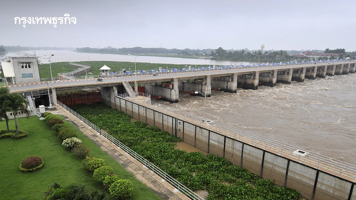 เตือน 9 ตำบล 'อ่างทอง-อยุธยา' ยกของขึ้นที่สูง เขื่อนระบายน้ำเพิ่ม