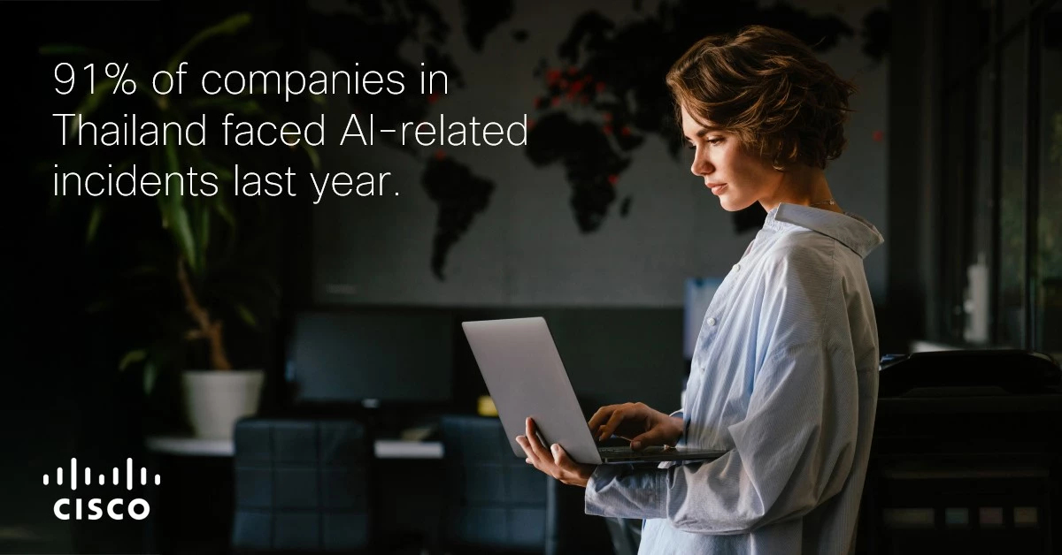 ผลสำรวจชี้ธุรกิจไทย ‘ไม่พร้อม’ รับมือ ภัยไซเบอร์จาก ‘AI’