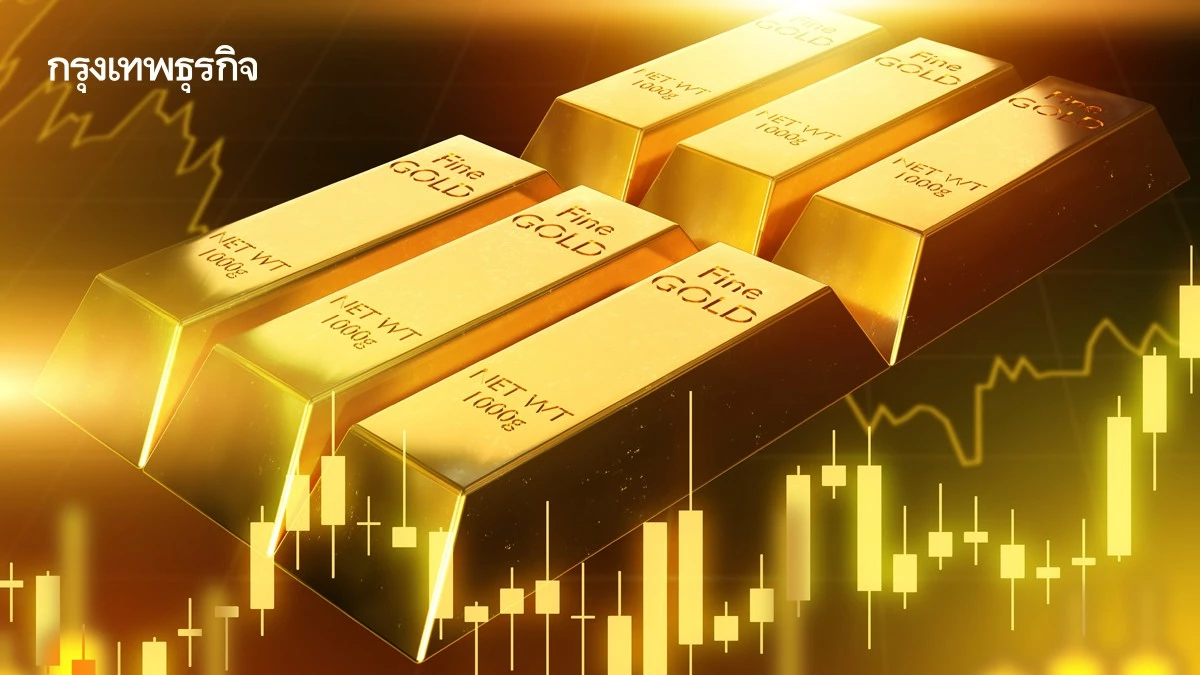 ราคาทองคำโลกดีดขึ้นมากกว่า 1%  จากดอลลาร์อ่อน ข้อมูลเศรษฐกิจแย่