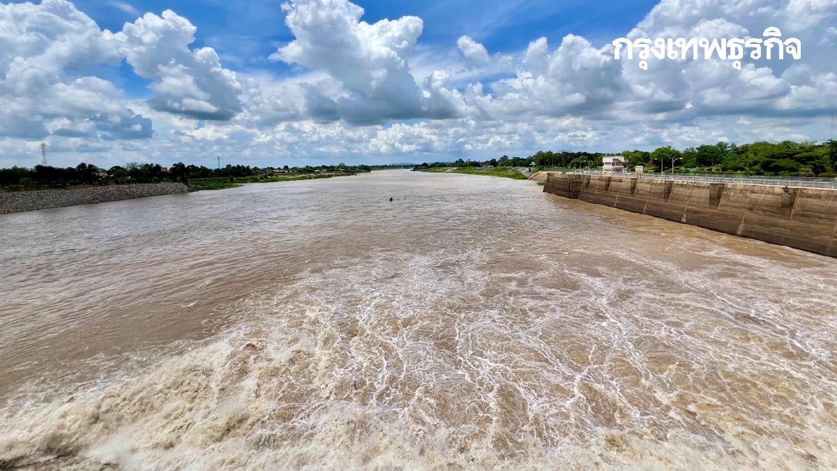 ฝนซัดหนัก ไทยตอนบน น้ำเจ้าพระยาเพิ่มขึ้น กรมชลฯ ปรับการระบายน้ำ