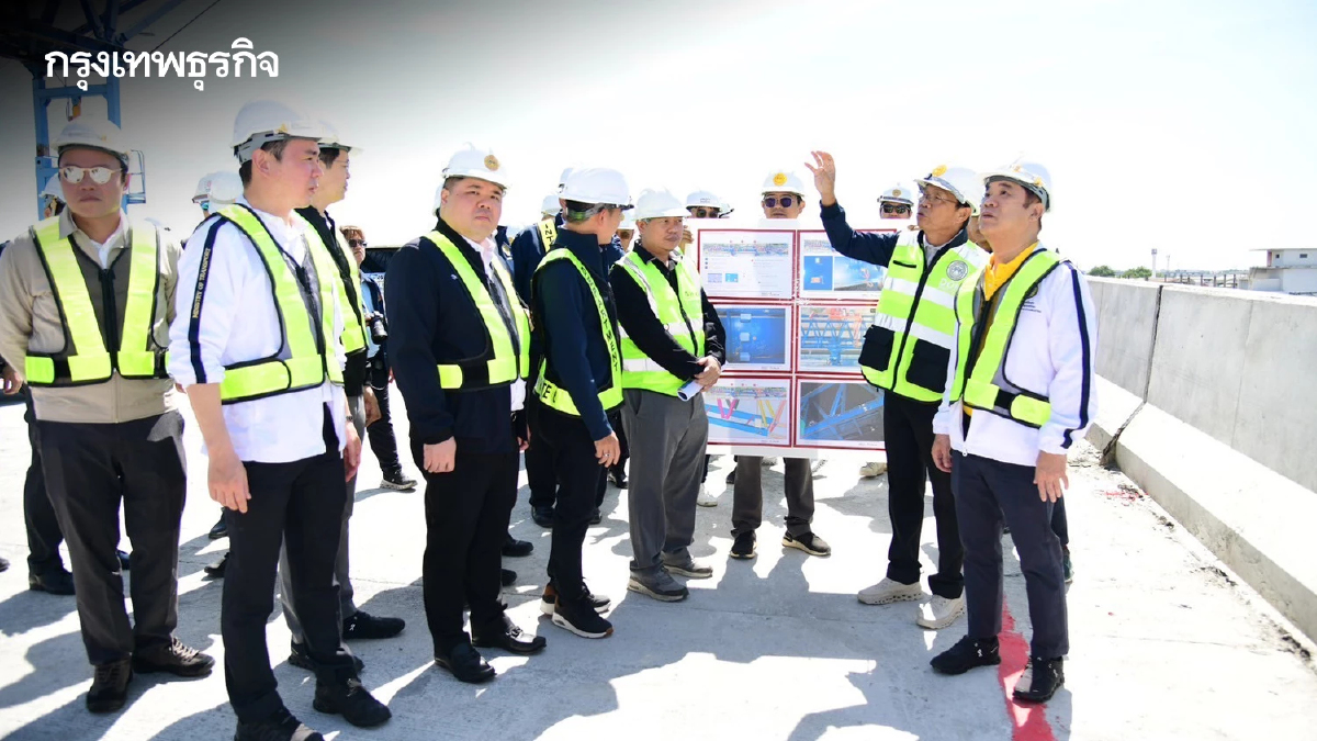 สุริยะ ตรวจโครงการก่อสร้าง พระราม 2 คืบหน้า 82% มั่นใจปิดตำนานปี 68