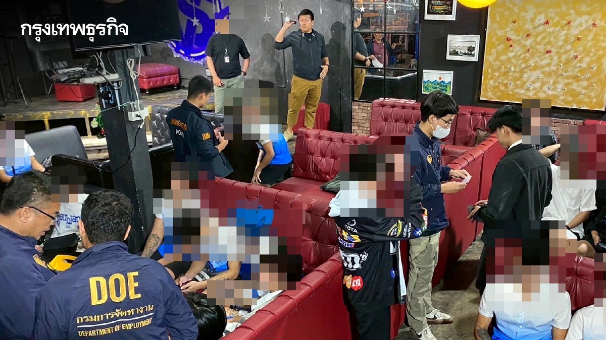 กกจ. จับอีก 10 'แรงงานต่างชาติ' ไม่มีใบอนุญาตทำงาน แย่งอาชีพคนไทย