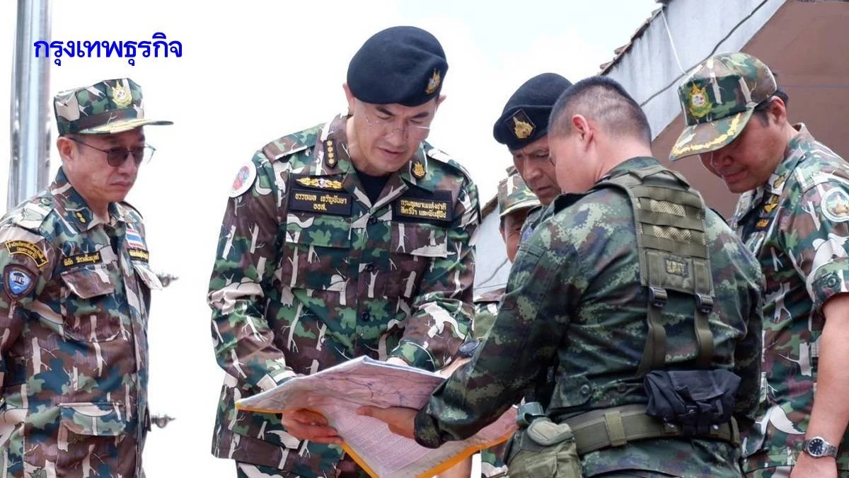 กรมอุทยานฯ ผนึกกำลัง ภายใต้กฎอัยการศึก ลาดตระเวนชายแดนไทย-กัมพูชา