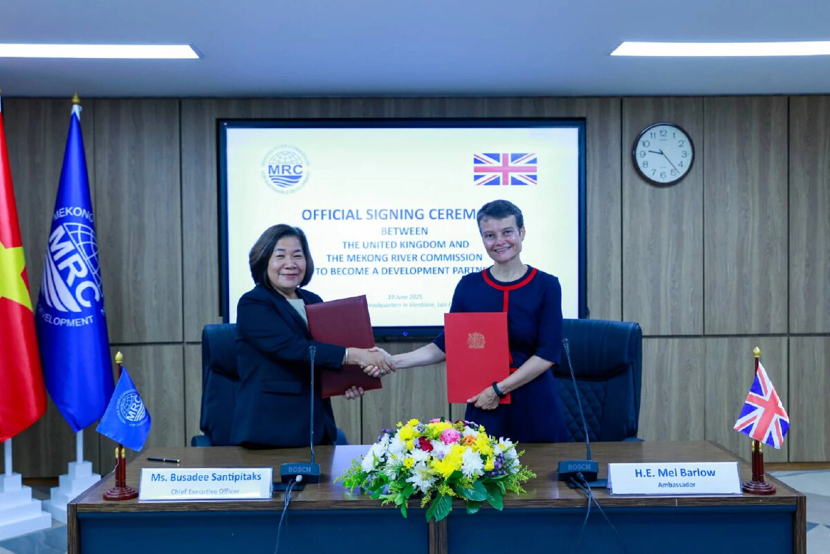 สหราชอาณาจักรร่วมมือภูมิภาคลุ่มน้ำโขงรับการเปลี่ยนแปลงภูมิอากาศ
