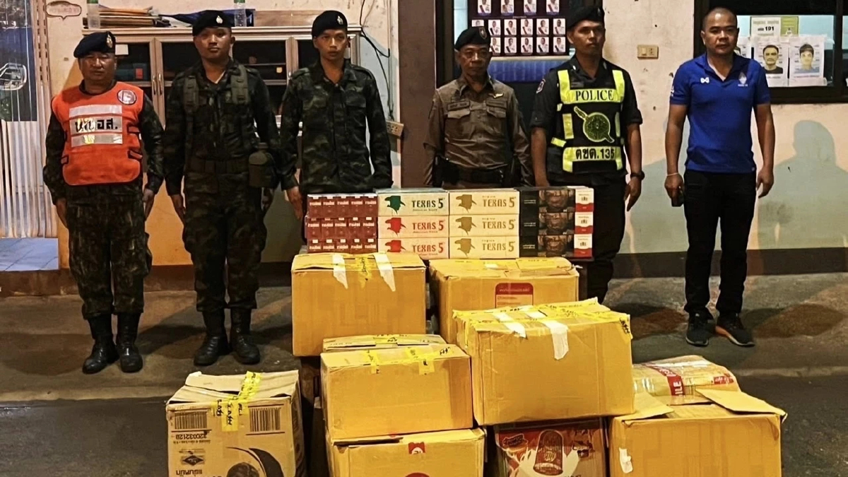 จับบุหรี่เถื่อนคาด่าน ปะปนส่งพัสดุส่งด่วน 'แพลตฟอร์มดัง' ตบตาไม่รอด