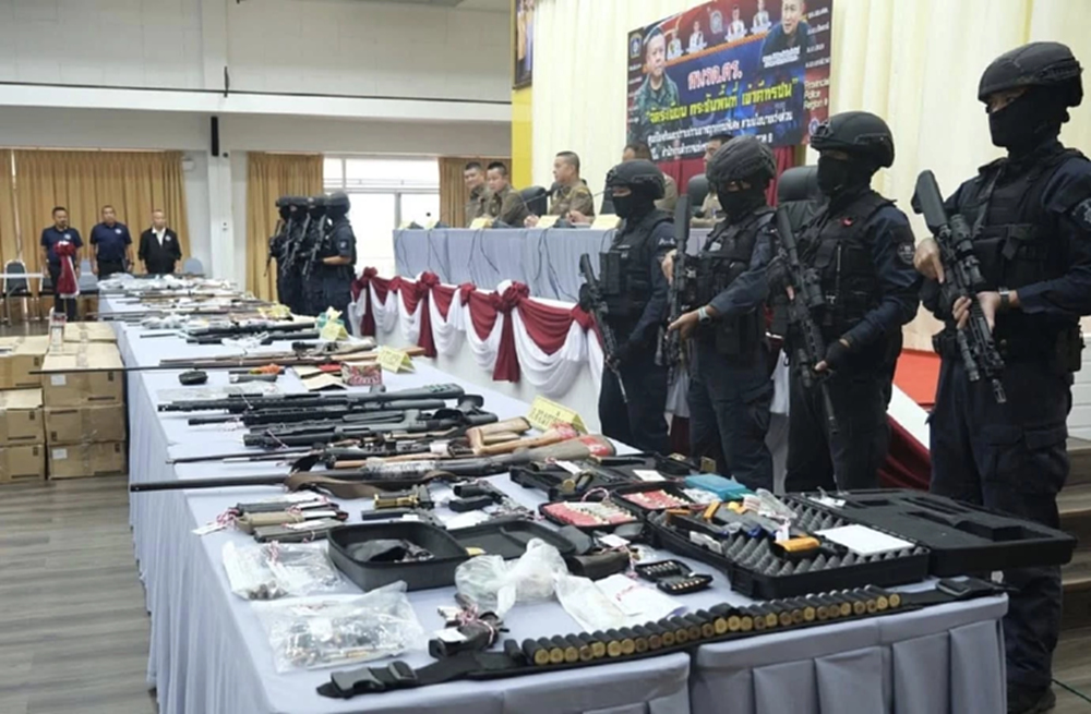 กวาดล้าง 7 จังหวัดภาคใต้ ค้น 487 จุด รวบตามหมายจับ 142 คดี