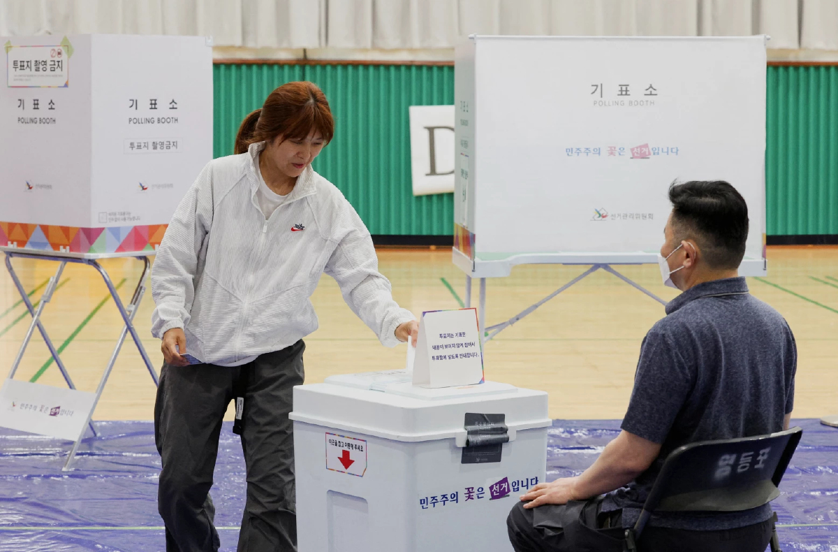 เดลิเวอรีเกาหลีใต้ยอมหยุดบริการ ให้คนงานไปเลือกตั้งประธานาธิบดี