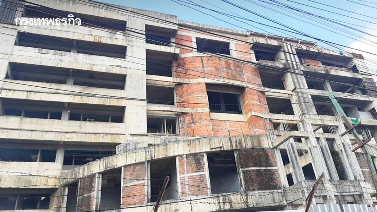 กว่า 14 ปี อาคารผู้ป่วยนอก 'รพ.ตรัง'สร้างไม่เสร็จ ทำสัญญาใหม่ 284 ล้าน