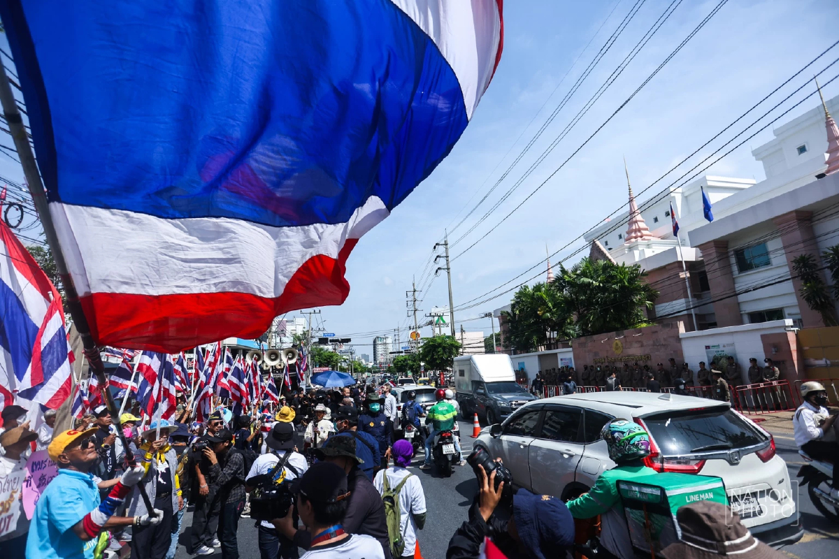 'สถานทูตกัมพูชา' วันนี้ คปท. แสดงจุดยืน หนุนทหารไทยป้องพื้นที่พิพาท