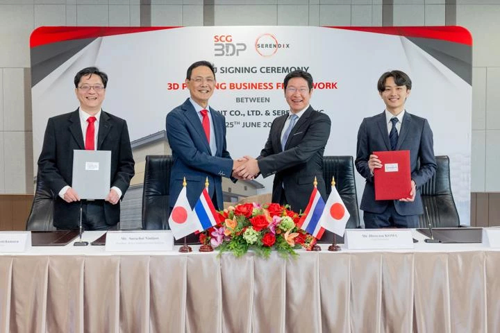 SCG ผนึก Serendix รุกสร้างบ้าน3D  นวัตกรรมก่อสร้างสีเขียวระดับโลก