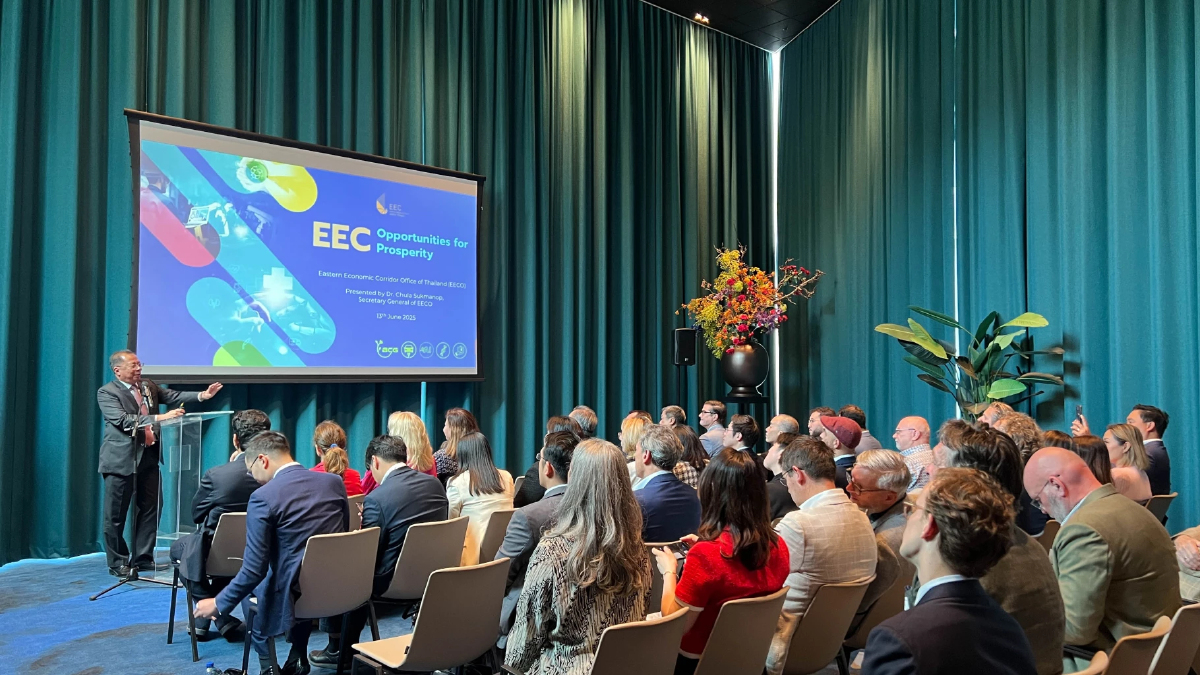 สกพอ. รุกตลาดยุโรปดึงบริษัทชั้นนำ ลงทุนอุตสาหกรรมสีเขียวใน EEC