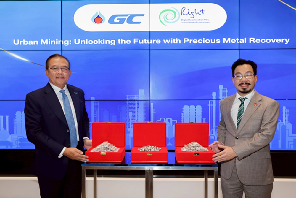 GC จับมือ ไร้ท์ รีแอคติเวชั่น สกัดโลหะมีค่าจากตัวเร่งปฏิกิริยาใช้แล้ว สำเร็จครั้งแรกในไทย