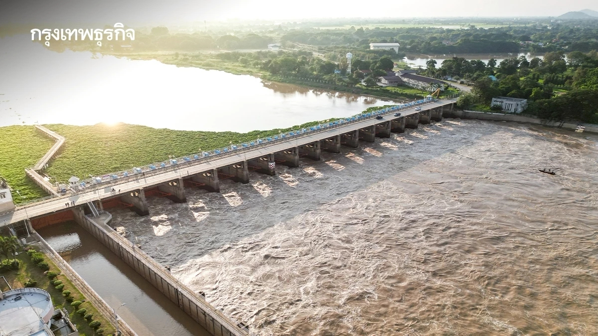 เปิดแผนรับมือน้ำเหนือ 'เขื่อนเจ้าพระยา' คุมเข้มการระบายน้ำ
