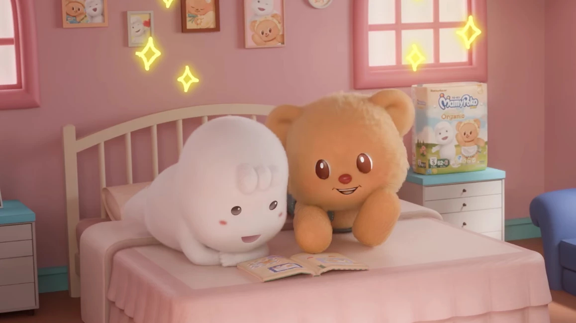 'MamyPoko x Butterbear' รักเพื่อนไม่ซึมเปื้อน พรีเมี่ยม ออร์แกนิค