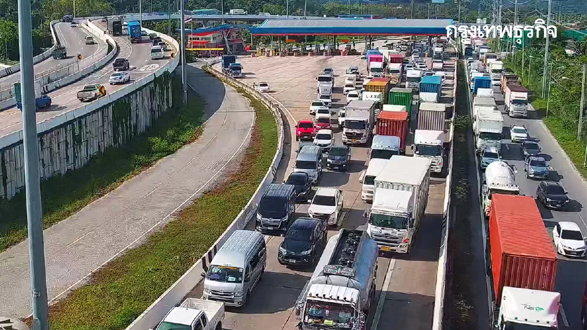 หนีไปรถติด 4 กม. อุบัติเหตุถนนมอเตอร์เวย์ ทล.7 เข้ากทม. มีแก๊สรั่ว