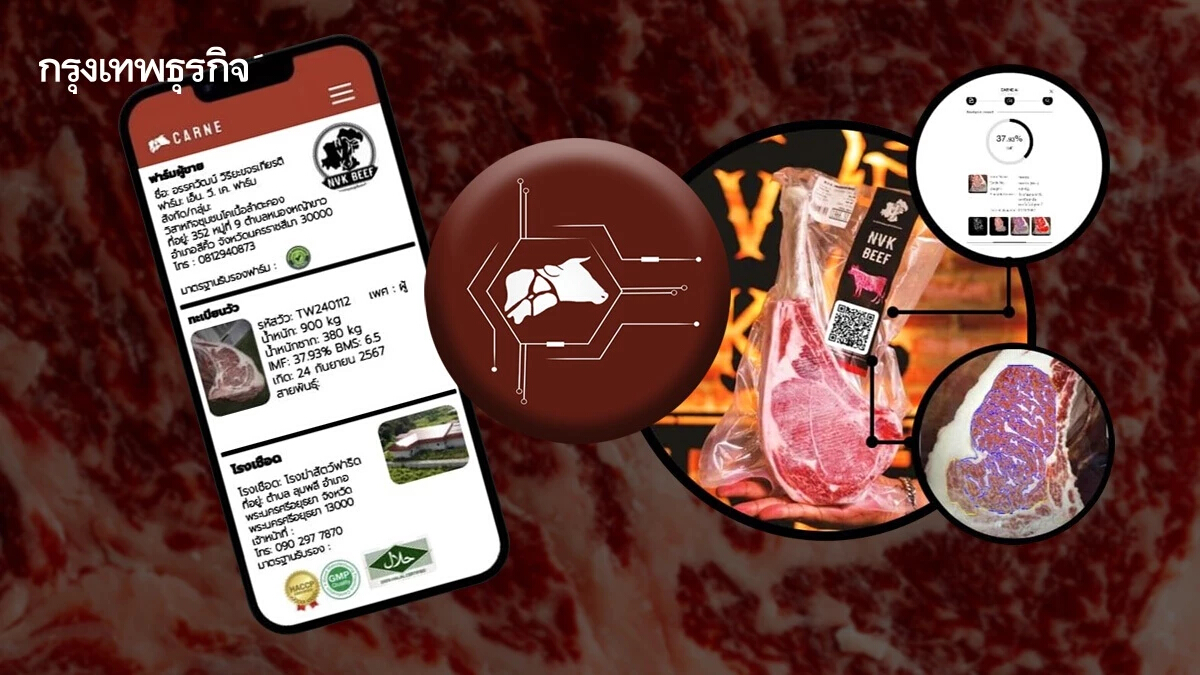 เนื้อพรีเมียมระดับใด CARNE AI ประเมินคัดเกรดด้วย AI รับทุน TED Fund