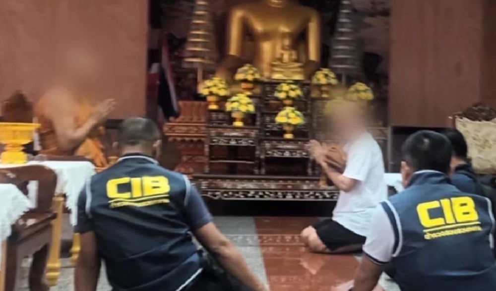 บวชเป็นพระพรางตัวหนีคดี แก๊งหลอกลงทุน บุกจับที่สงขลา