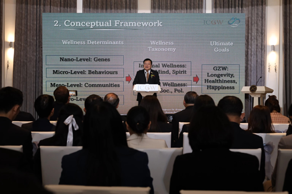 เกรียงศักดิ์ เสนอ ยุทธศาสตร์ Total Wellness รับมือกับโลกผู้สูงวัย