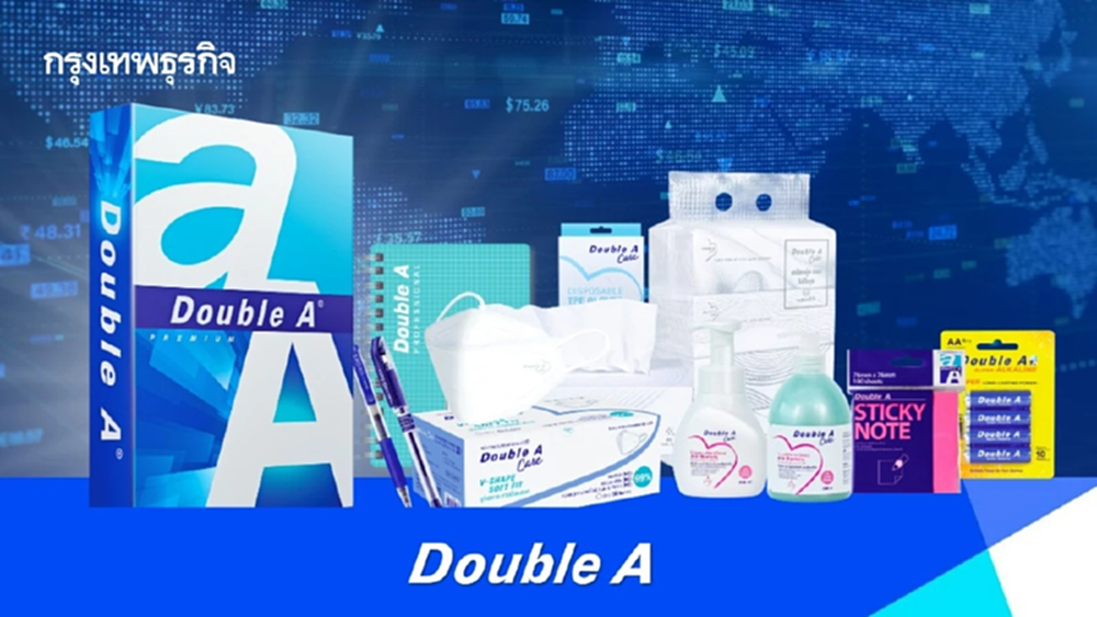 ดั๊บเบิ้ล เอ แข็งแกร่งเติบโตต่อเนื่อง ไตรมาสแรก ปี 2568 กำไรเพิ่มขึ้น 42.56%