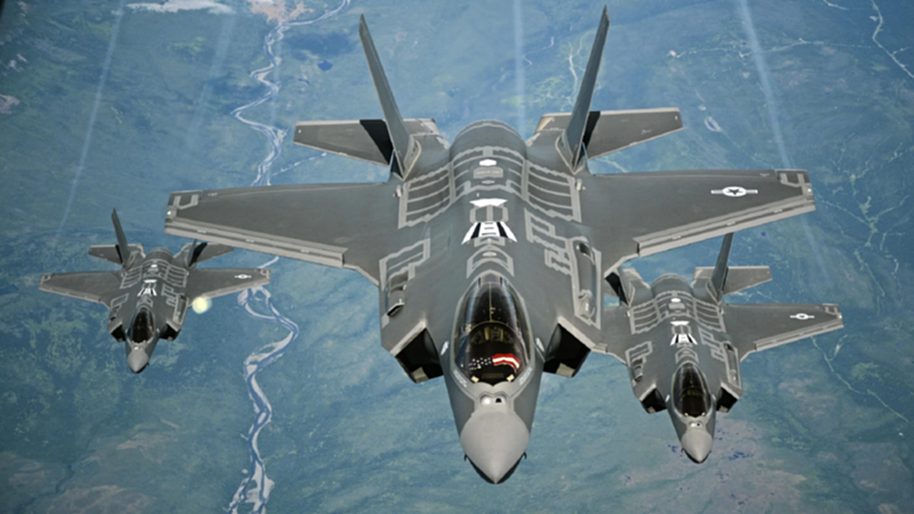 สหรัฐส่ง F-16 F-22 F-35 เสริมกำลังตะวันออกกลาง